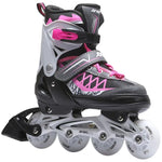 Enero Pro Led Roller Skates 4in1 38-41 Pink-Gray szürke skates, roller skates