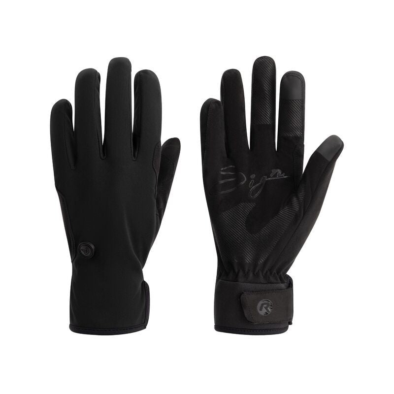 Rogelli SIGNATURE winter gloves black 2XL fekete kesztyű