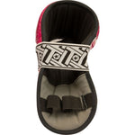 TOP TEN OSTT-PU "SUPERLIGHT PRISM" Foot Protectors (WAKO APPROVED) czerwony+m protectors and knee pads