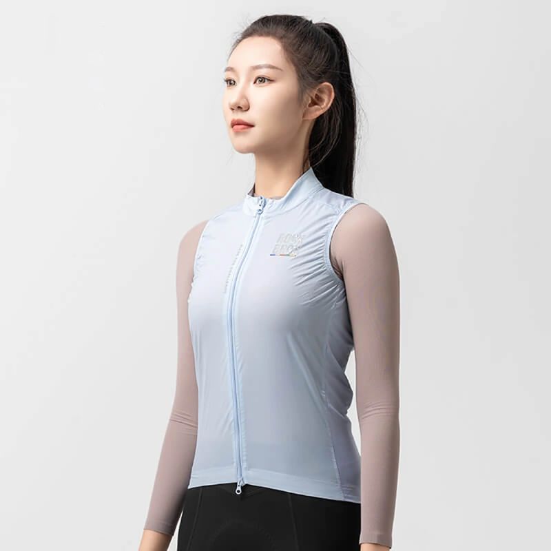 Rockbros ROAD TO SKY women's lightweight breathable cycling vest S - blue s \ niebieski vests