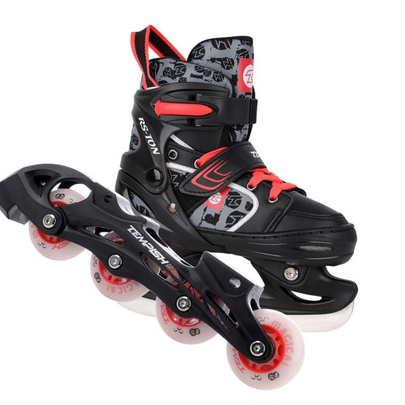 Tempish RS Ton Duo Led Jr 13000008249 Adjustable fekete skates