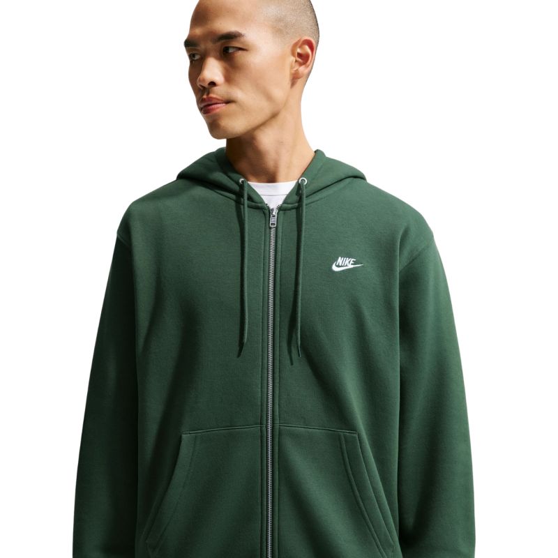 Nike Club BB FZ Hoodie Men's zöld kapucnis pulóver FN3861323