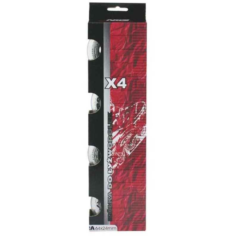 Nils Extreme PU wheels 64x24 82A (4 pcs.)