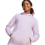 Children's adidas Essentials Hoody light purple KS0366 128 cm kapucnis pulóver