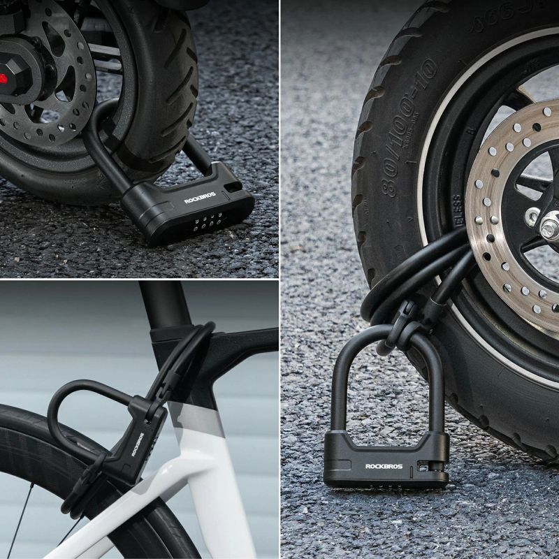Rockbros RK242 Electric Scooter Lock - Black