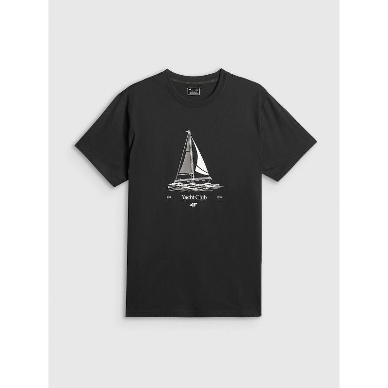 4F Men's relaxed T-shirt with print póló