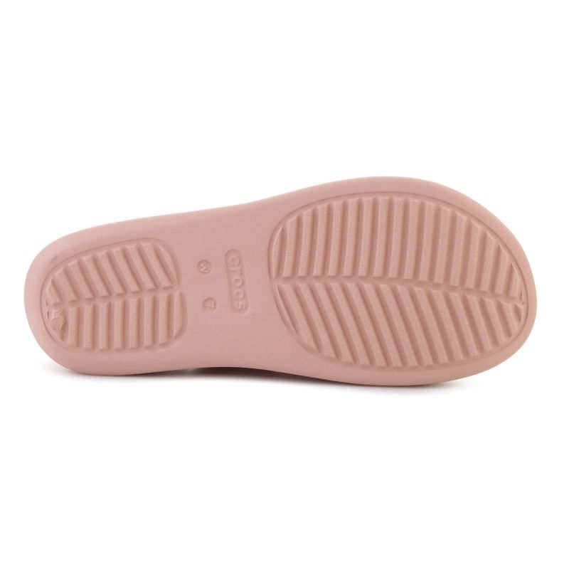 Crocs Getaway Platform Toe Loop In Pink Caramel