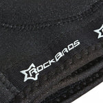 Rockbros sports protector for patella and knee joint, size - black fekete protectors and knee pads