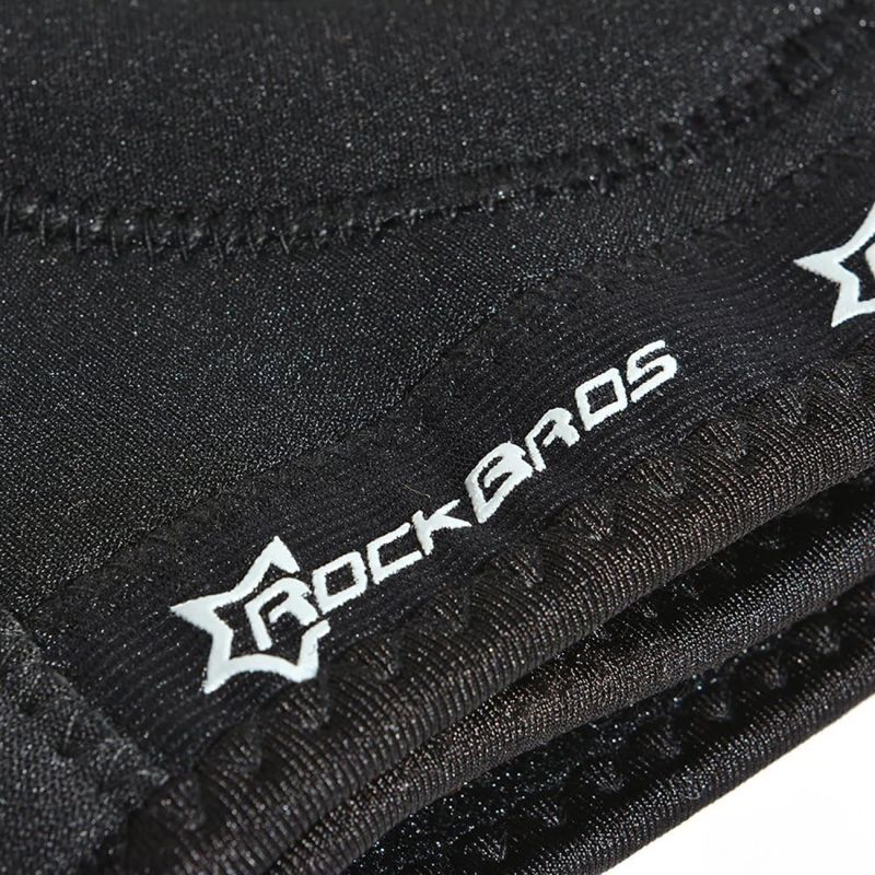 Rockbros sports protector for patella and knee joint, size - black fekete protectors and knee pads
