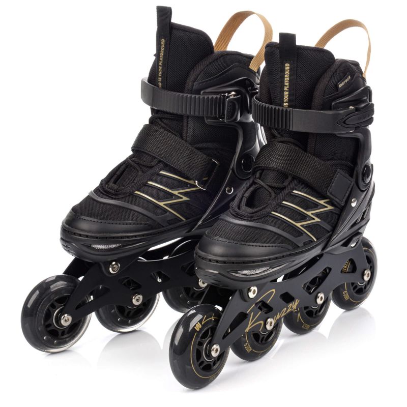 Meteor M 34-38 Buzzy Roller Skates Black/Gold