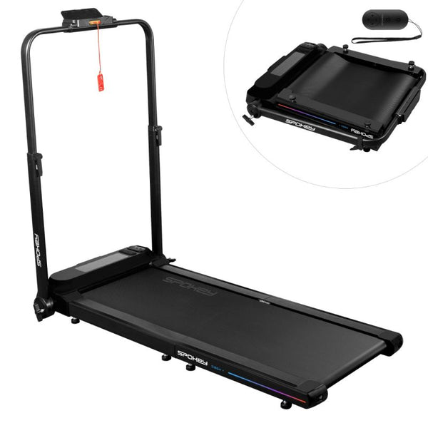 Spokey DASH+ foldable electric treadmill walking pad General