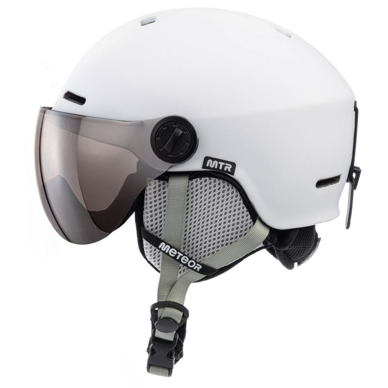 Meteor Falven S ski helmet 53-55 cm white uniw helmets