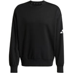 adidas Men's Essentials Loose Fit 3 Bar Logo Sweatshirt Black JF3542 General
