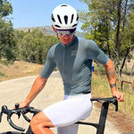 Rockbros 15120014018 ROAD TO SKY men's cycling jersey, short sleeve, L - gray-blue l \ niebieski póló