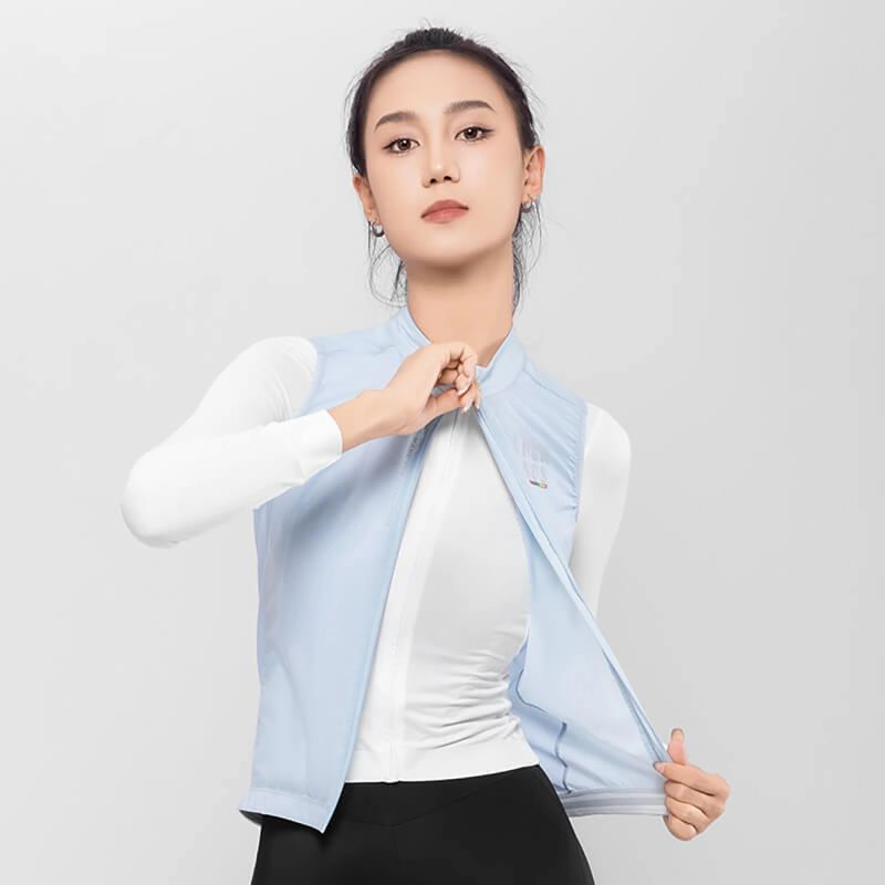 Rockbros ROAD TO SKY women's lightweight breathable cycling vest M - blue m \ niebieski vests