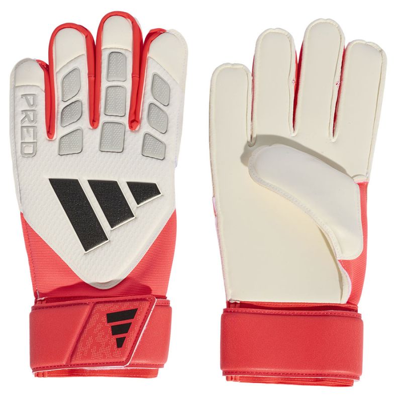 adidas Predator Match goalkeeper gloves white and red KA7783 piros kapuskesztyű