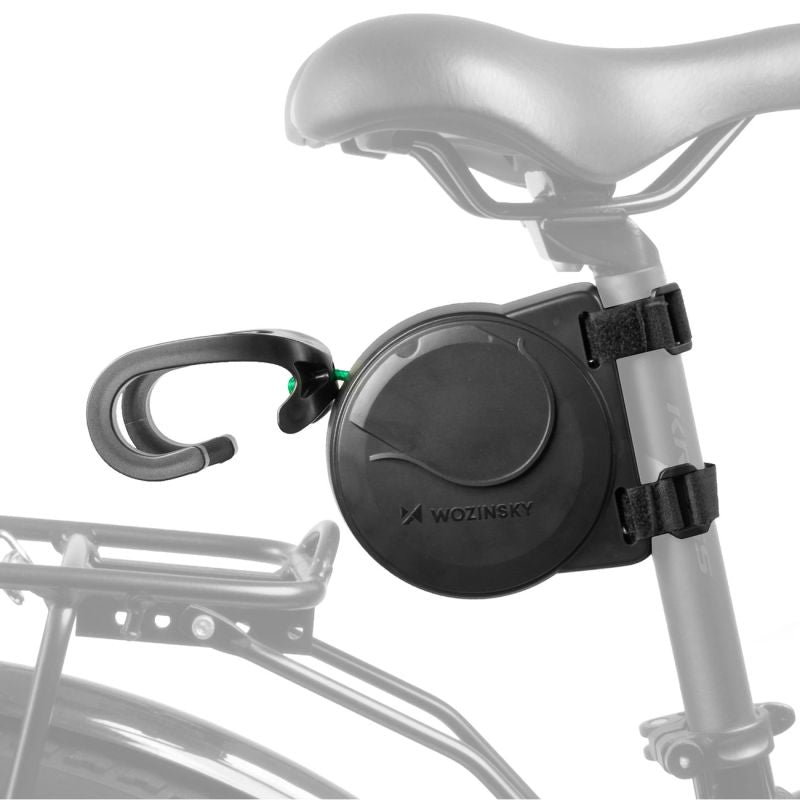 Wozinsky WLH-K2 tow rope for children's bike 2.6 m self-retracting - black fekete elektronika 304004-210633