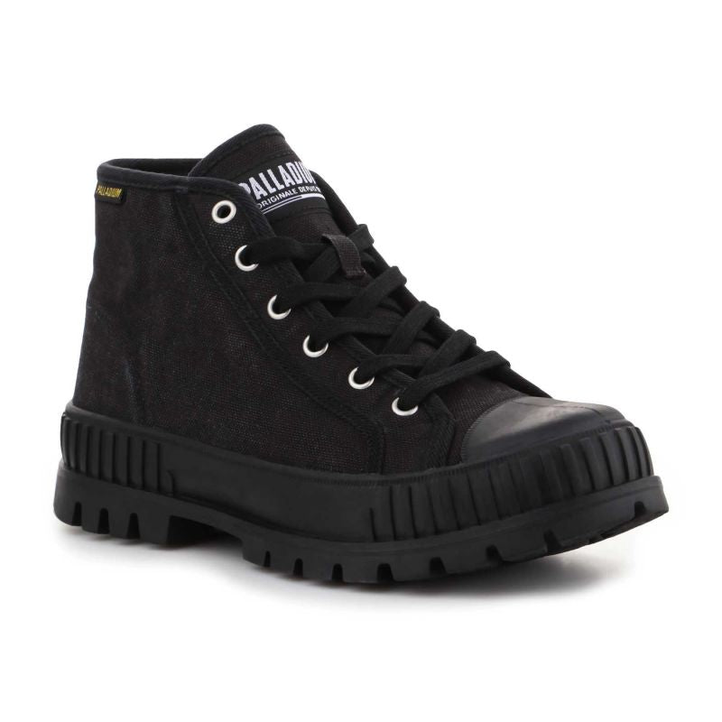 Palladium Pallashock Mid OG Black/Black U fekete cipő