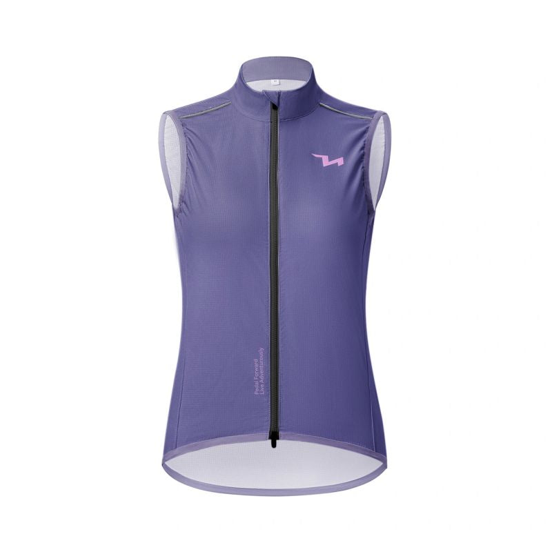 Rockbros MJ008 TVI Windproof Women's Cycling Vest S - Purple s \ fioletowy mellény 15110022003-211676