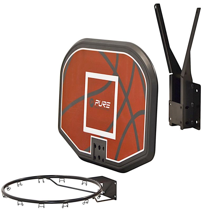 Pure 2 Improve BASKETBALL BACKBOARD RIM 45CM fekete boards