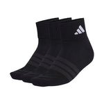 Adidas Cushioned Sportswear Ankle 3P Socks, black fekete zokni KC9633