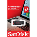 SanDisk Cruzer Blade SDCZ50-064G-B35 pendrive (64GB; USB 2.0; black)