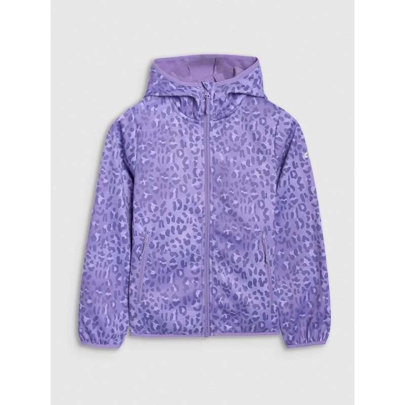Girls' softshell jacket, windproof membrane 5000, 4F 4FJRAW25TSOFF507-90A kabát