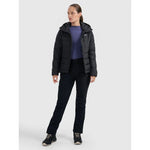 Women's down trekking with Primaloft Silver filling 4FRAW25TDJAF0792-20S szürke kabát