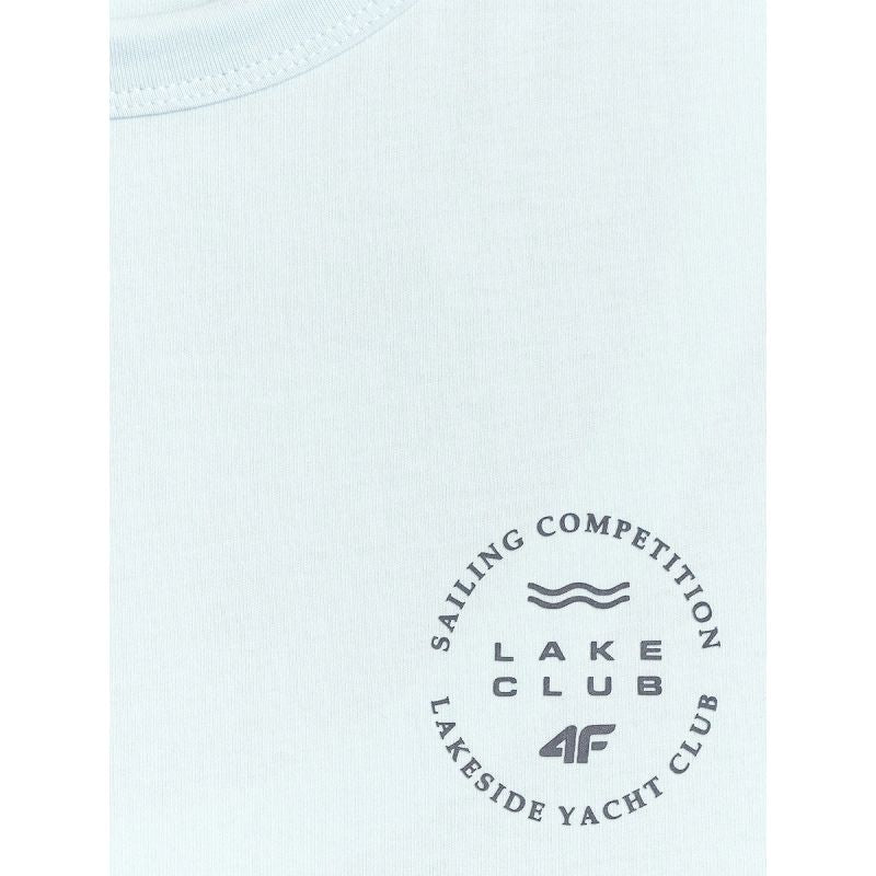 4F Men's sleeveless relaxed smooth t-shirt póló