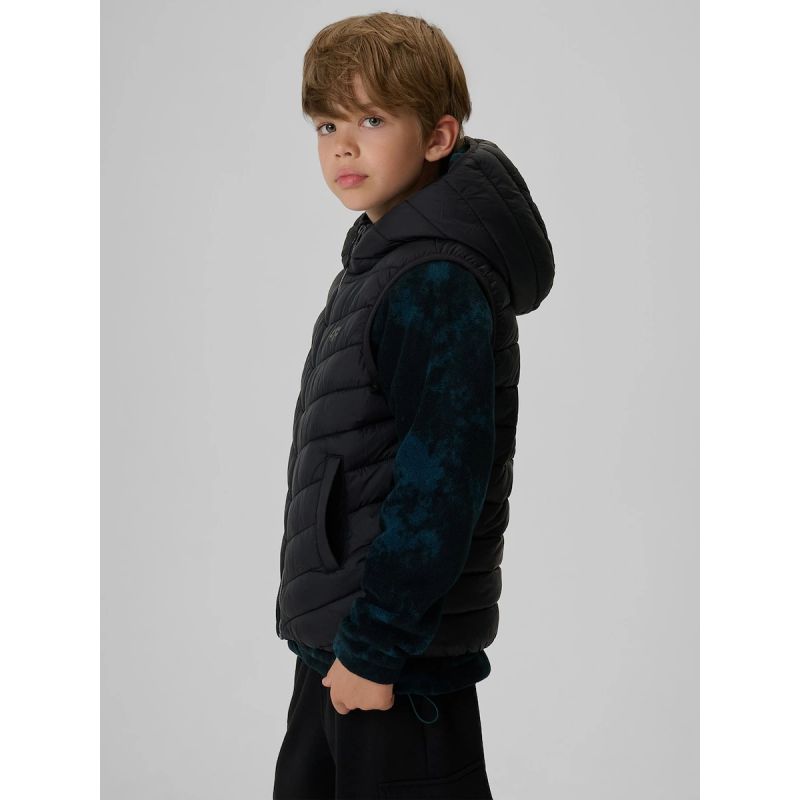 4F Boy's vest with synthetic filling gyerek mellény 4FJRAW26TVJAM431-20S