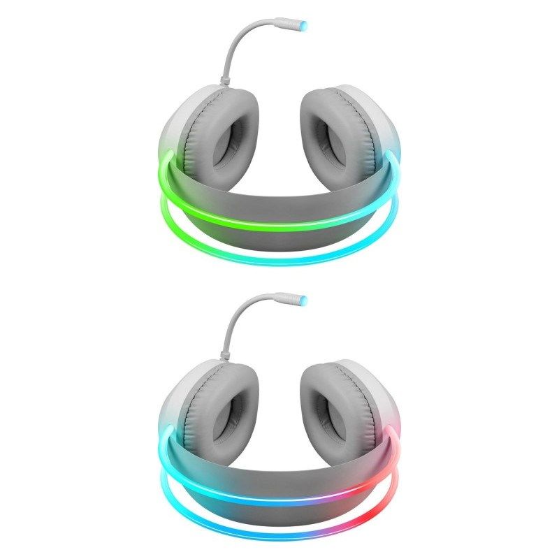 Defender Eclipse RGB Headphones with Microphone White