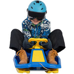 Enero PLASTIC WITH BRAKE AND STEERING WHEEL MIKOŁAJ BLACK fekete sled GSP-1079080