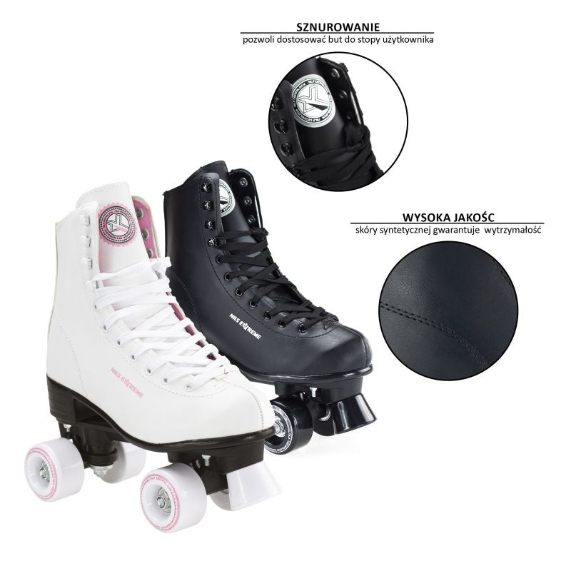 Nils Extreme Roller Skates Black Size