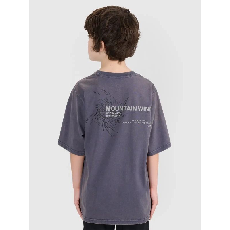 4F Boy's oversize printed T-shirt póló