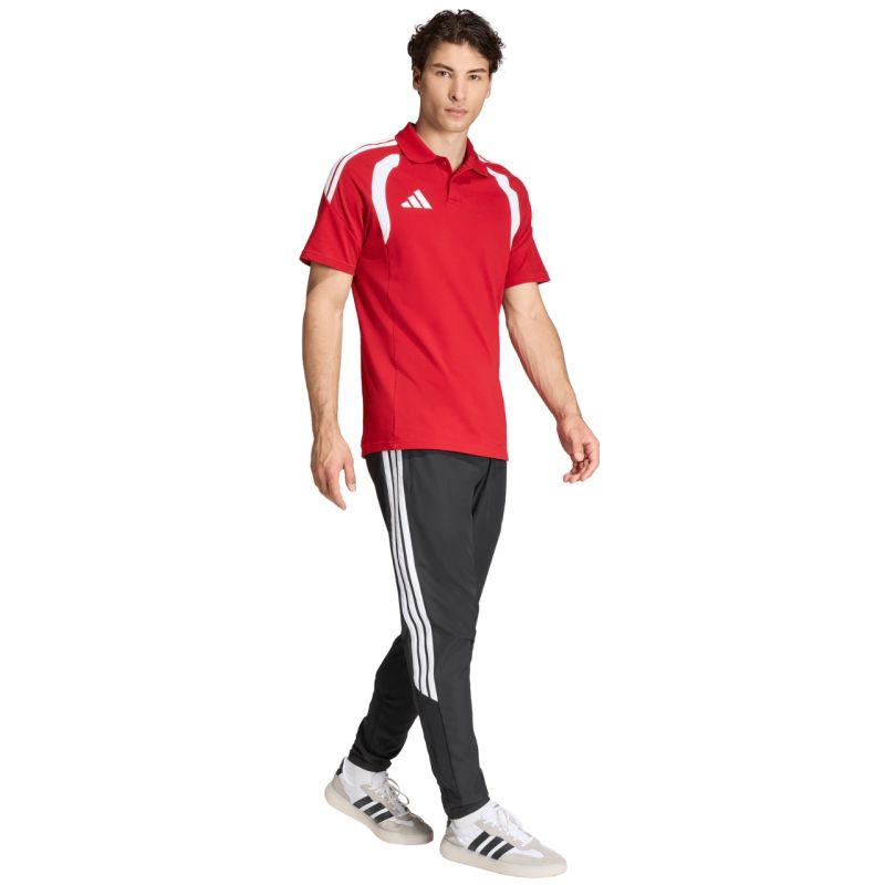 Adidas Tiro 26 League Red piros férfi galléros póló KF3400