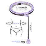 HMS Hula Hop HHM13 with magnets, weights and counter purple lila edzéssegítő 17-44-576
