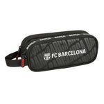 FC Barcelona double pencil case czarny ceruzatartó
