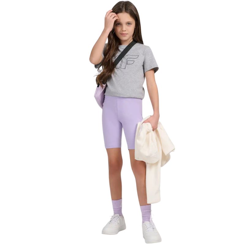 4F Girls' CAS F028 purple 51S lila short 4FJWSS26TSTIF02851S