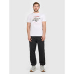 4F Men's regular printed T-shirt póló 4FRAW25TTSHM3612-10S