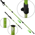 Enero Nordic Walking Travel Poles In Case sticks
