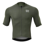 Rockbros 15220004002 ROAD TO SKY men's cycling jersey short sleeve - green zöld póló