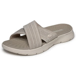 Skechers Women's Flip-Flops GO WALK FLEX SANDAL IMPRESSED 141420 DKTP