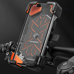 Rockbros HW-117 Handlebar Clamp Phone Holder - Black and Orange czarny || pomarańczowy phones and accessories