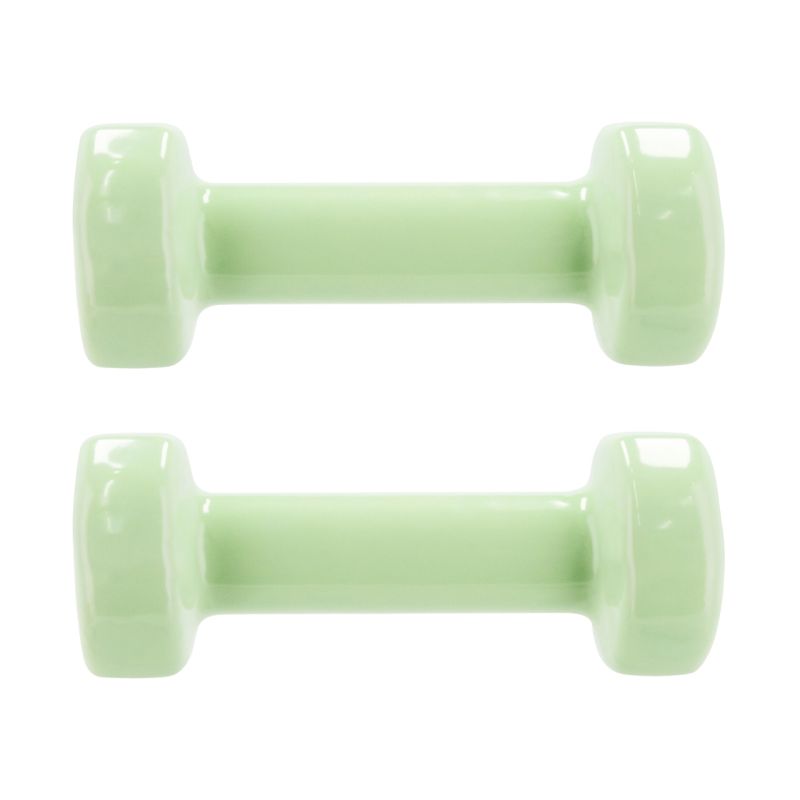 Spokey Shape dumbbells 2x1 kg green zöld csuklópánt
