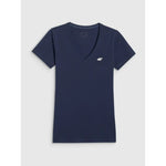Women's basic V-neck T-shirt 4F 4FWMM00TTSHF3307-31S 2xl póló