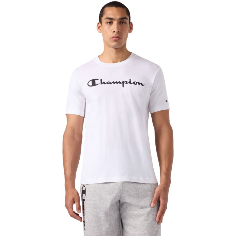 Champion Men’s SS Tee T-Shirt White 221814 WW001 fehér férfi póló 221814WW001