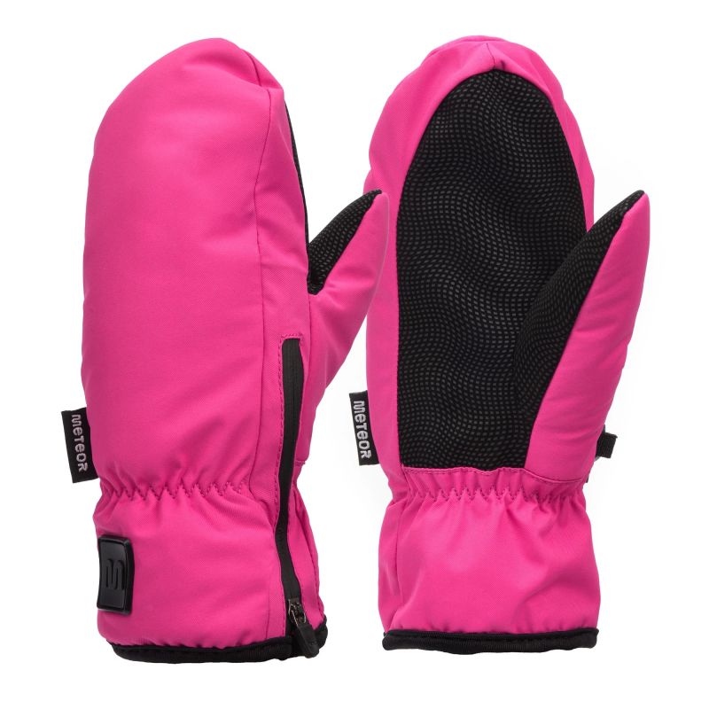 Meteor Juna XS Winter Gloves Pink/Black rózsaszín kesztyű 17719