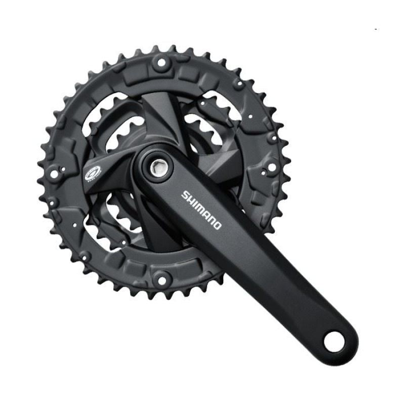 SHIMANO crankset black