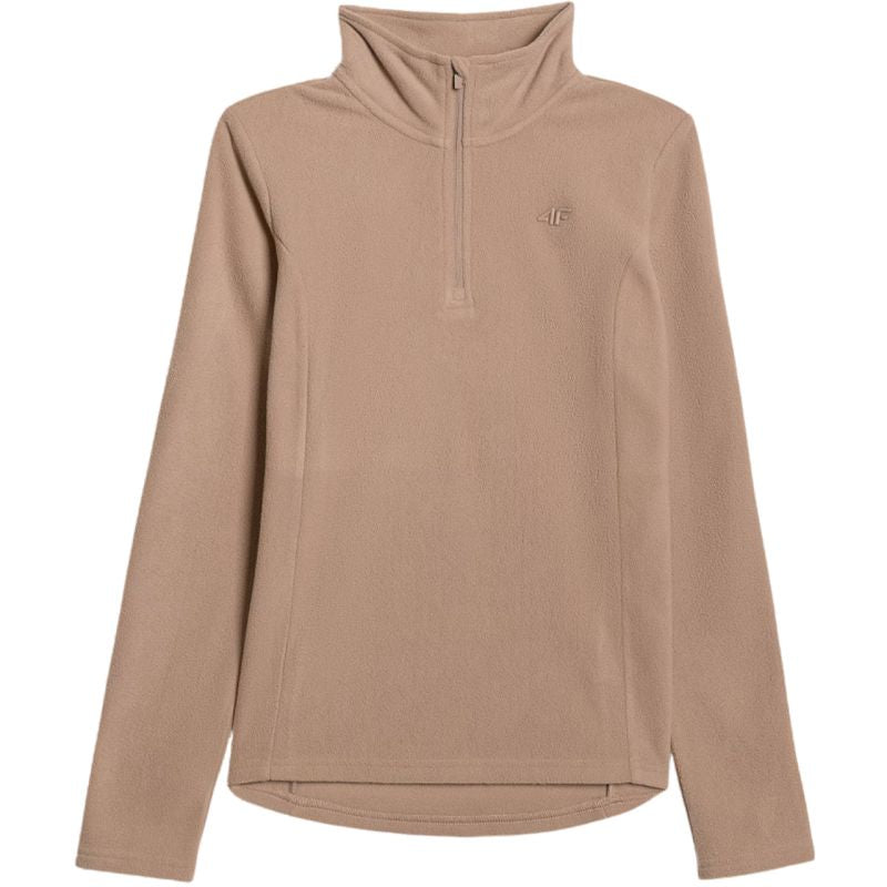 4f Women's fleece sweatshirt F069 light brown 4FWAW25UFLEF069 82S Kiegészítő