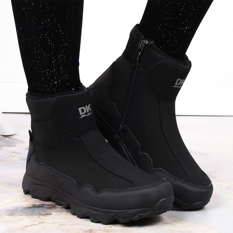 Inny DK Jr DK58A Waterproof Insulated Snow Boots, Black Túracipő